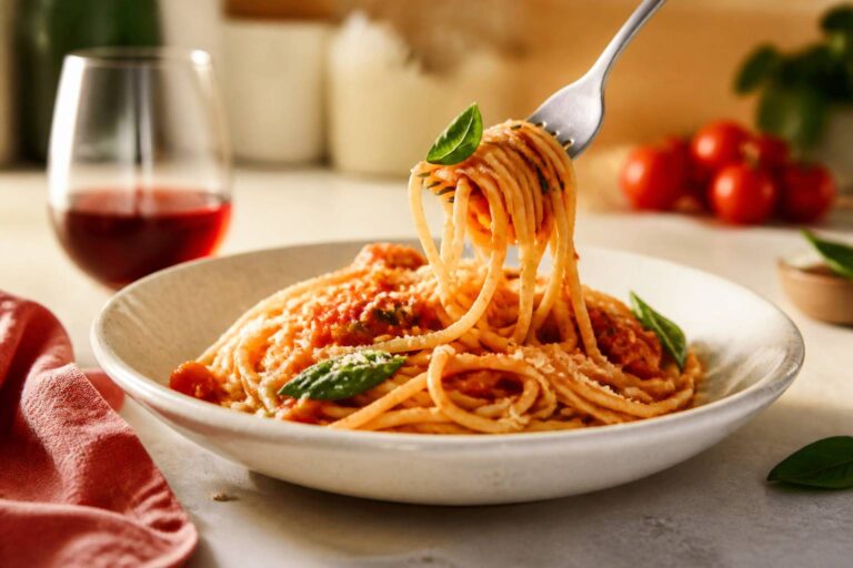 Pâtes à la sauce tomate : la recette simple et savoureuse