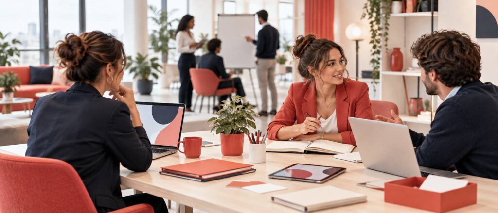 Illustration éditoriale du sujet : Alternance RH : formations, missions et entreprises qui recrutent
