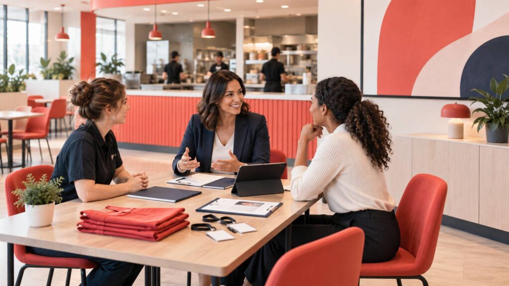 Illustration éditoriale du sujet : McDo recrutement : postes, salaires et comment postuler
